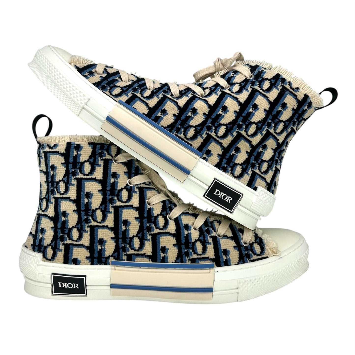 PREOWNED DIOR B23 BEIGE BLACK NAVY TAPESTRY