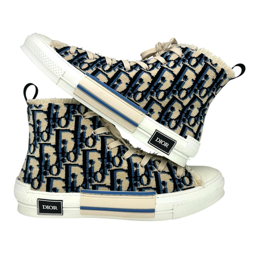 PREOWNED DIOR B23 BEIGE BLACK NAVY TAPESTRY