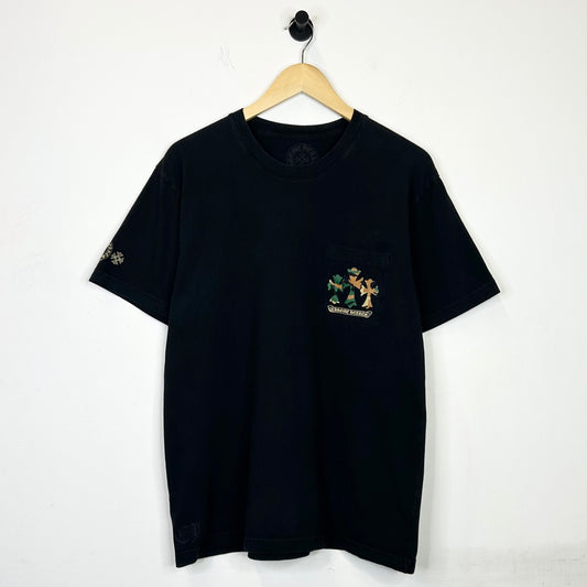 CHROME HEARTS CAMO TRIPLE CROSS TEE