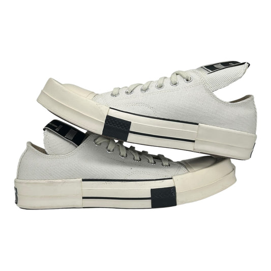 PREOWNED CONVERSE X DRKSHDW RICK OWNES LOW SNKR WHITE
