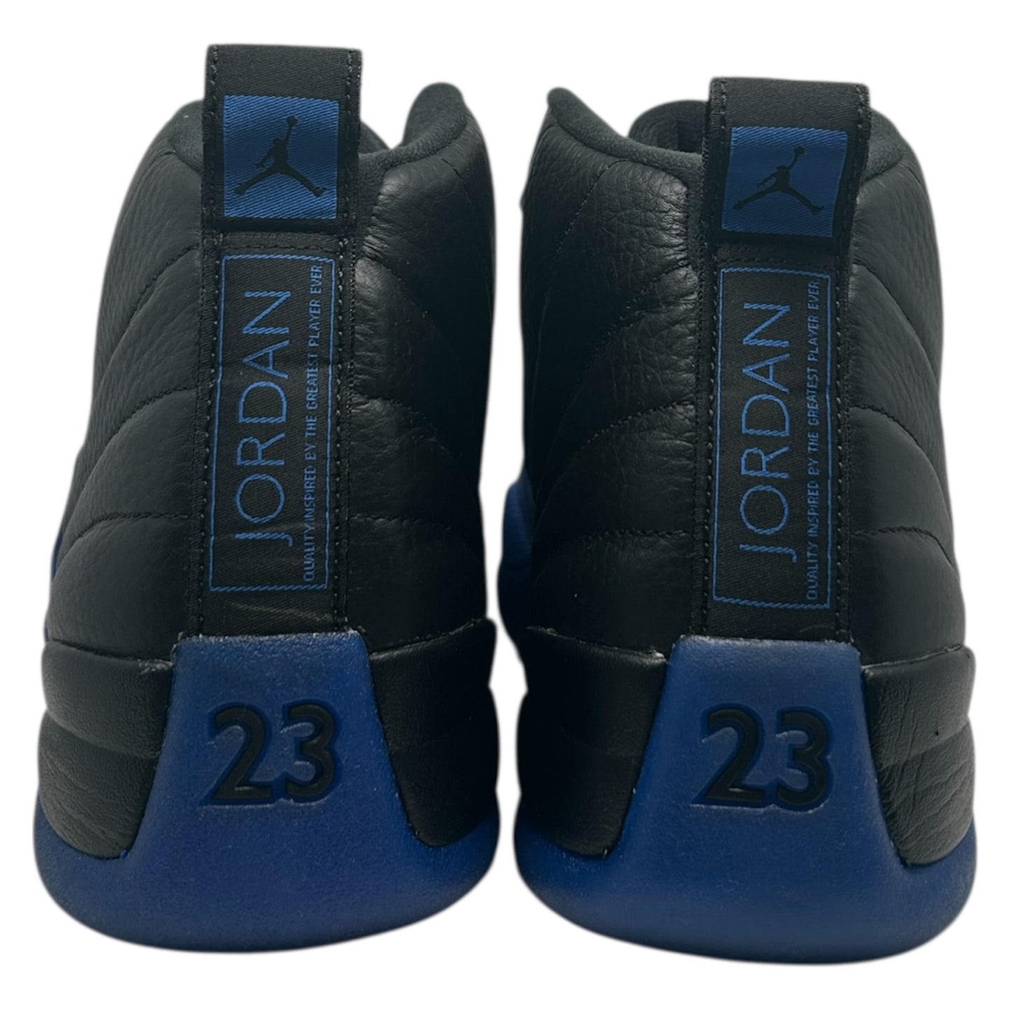 PREOWNED JORDAN 12 RETRO BLACK GAME ROYAL SZ12