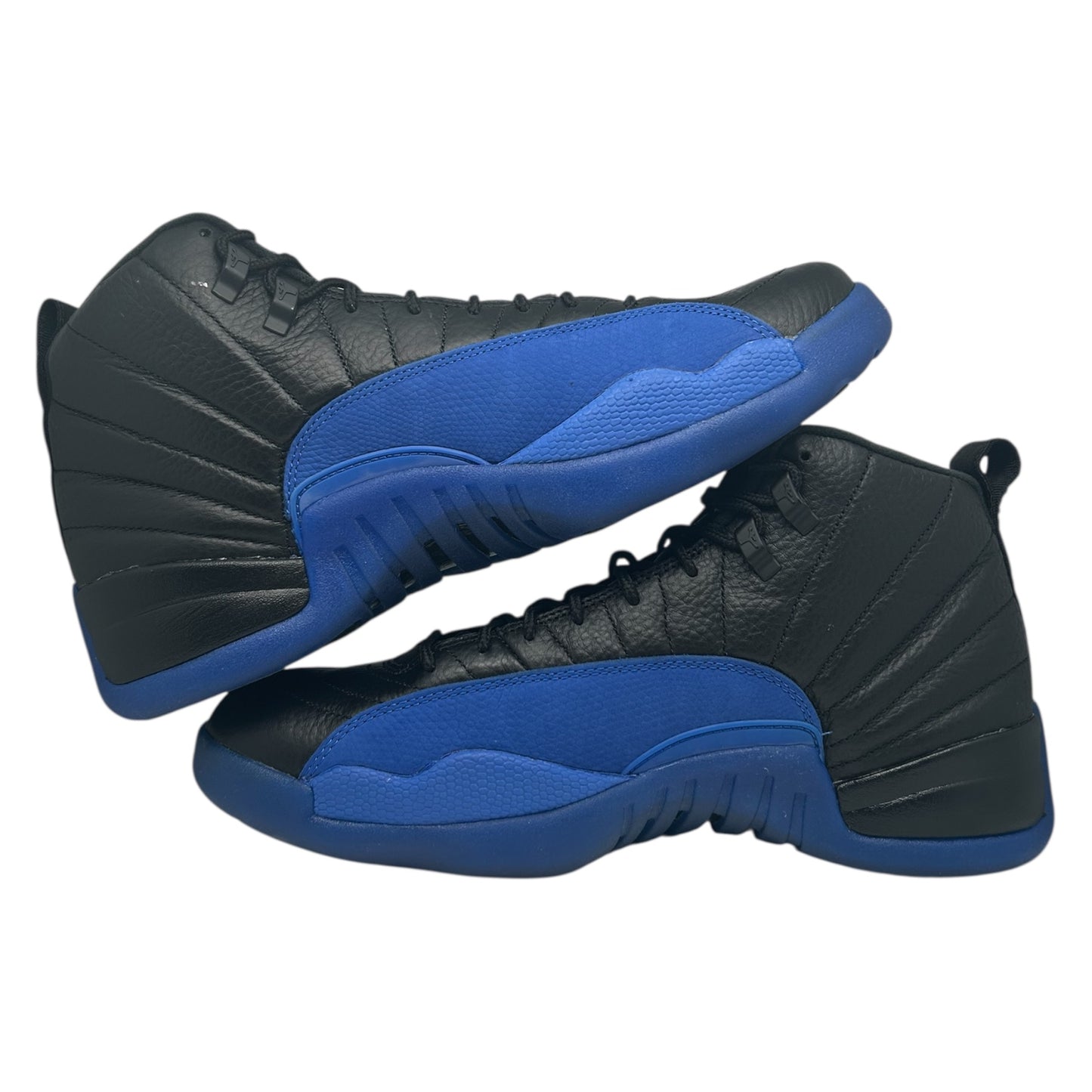 PREOWNED JORDAN 12 RETRO BLACK GAME ROYAL SZ12