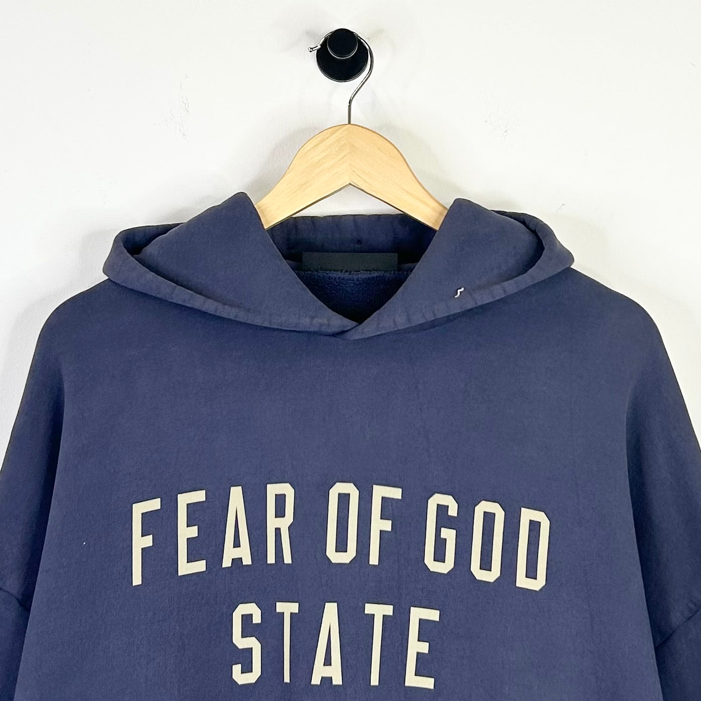 FEAR OF GOD ESSENTIALS STATE NAVY HOODIE