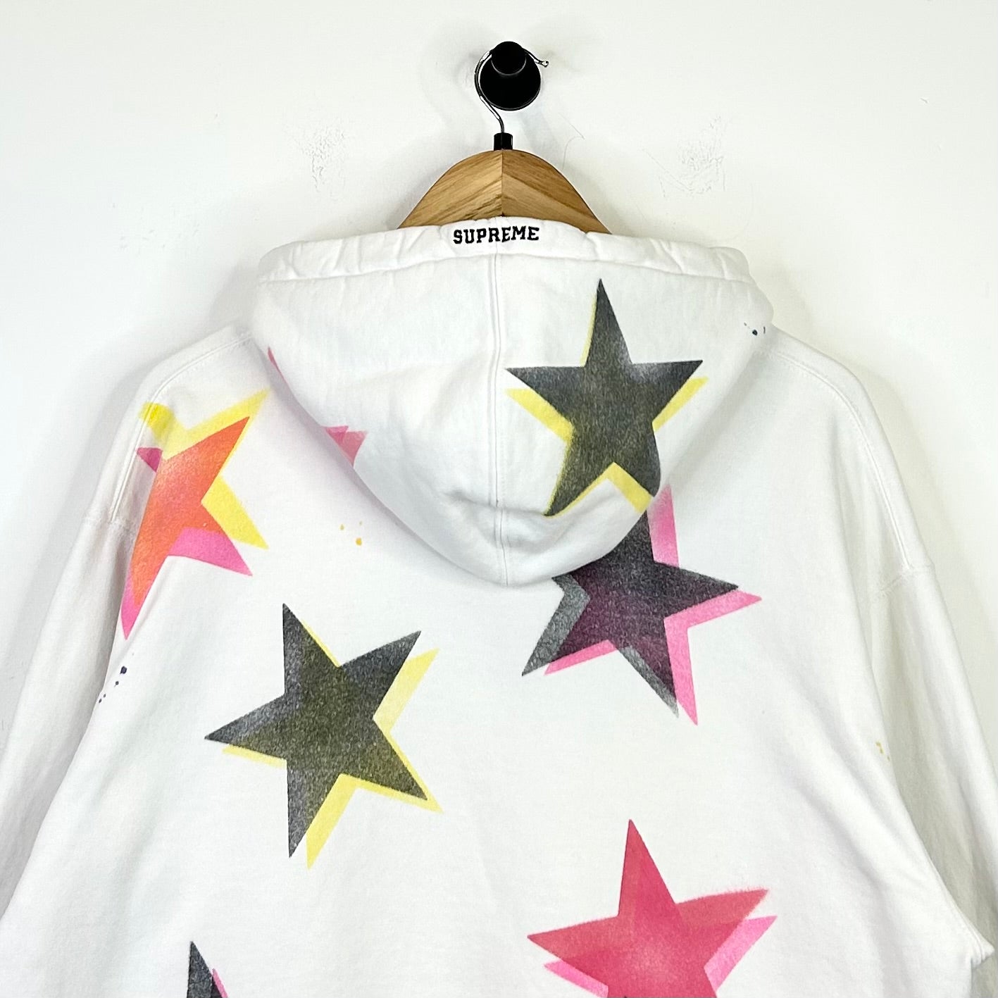 SUPREME MULTI COLOR STAR HOODIE