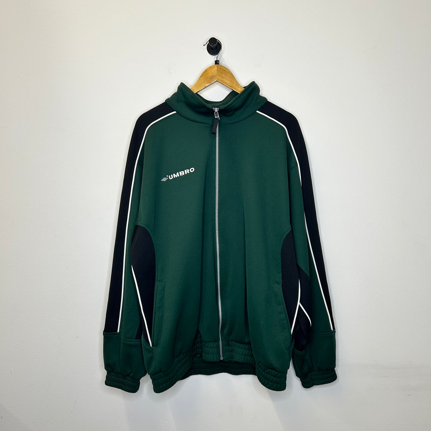 UMBRO FOREST GREEN WARM UP JACKET