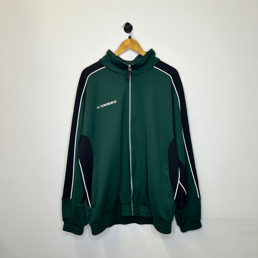 UMBRO FOREST GREEN WARM UP JACKET