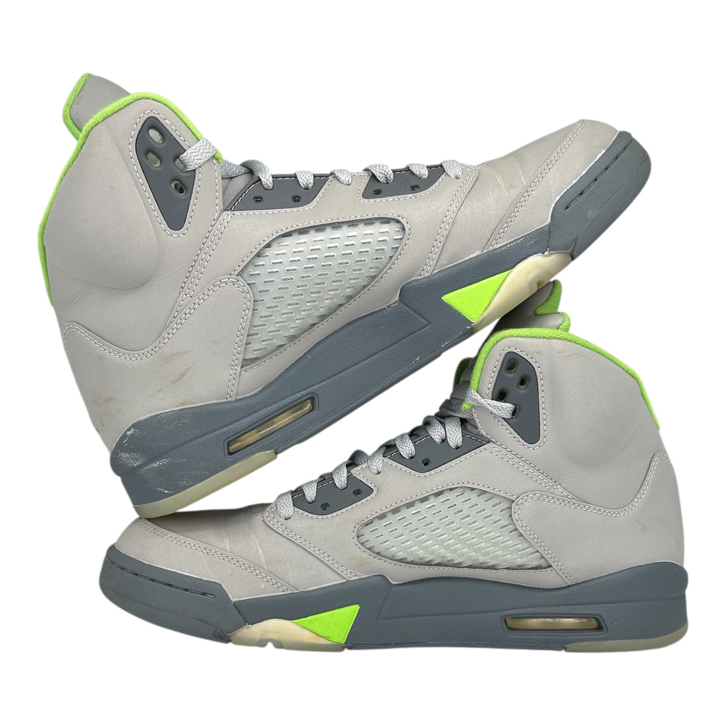 PREOWNED JORDAN 5 GREEN BEAN