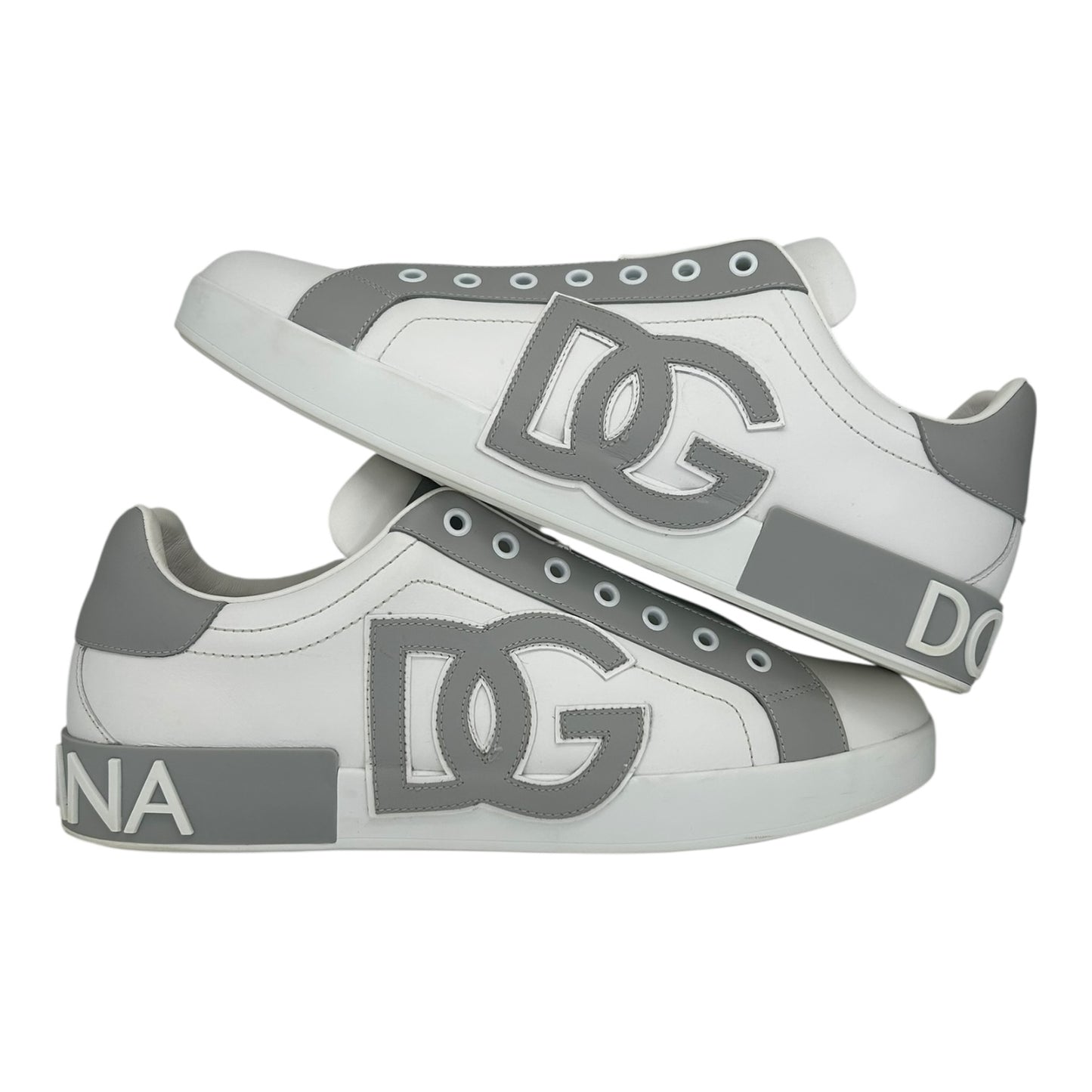 PREOWNED DOLCE & GABBANA PORTOFINO WHITE/GREY