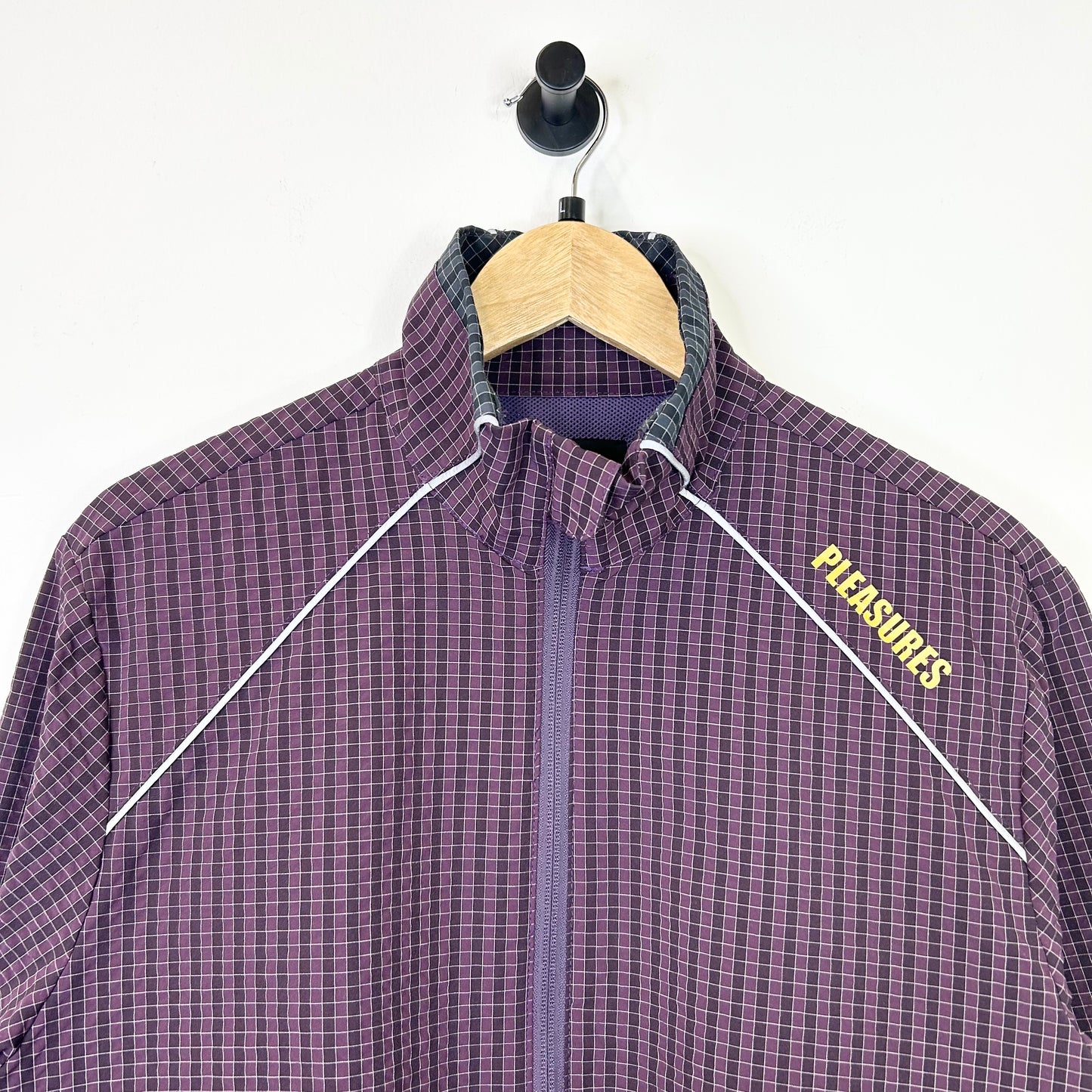 PLEASURES NEUTRON PURPLE TRACK JACKET