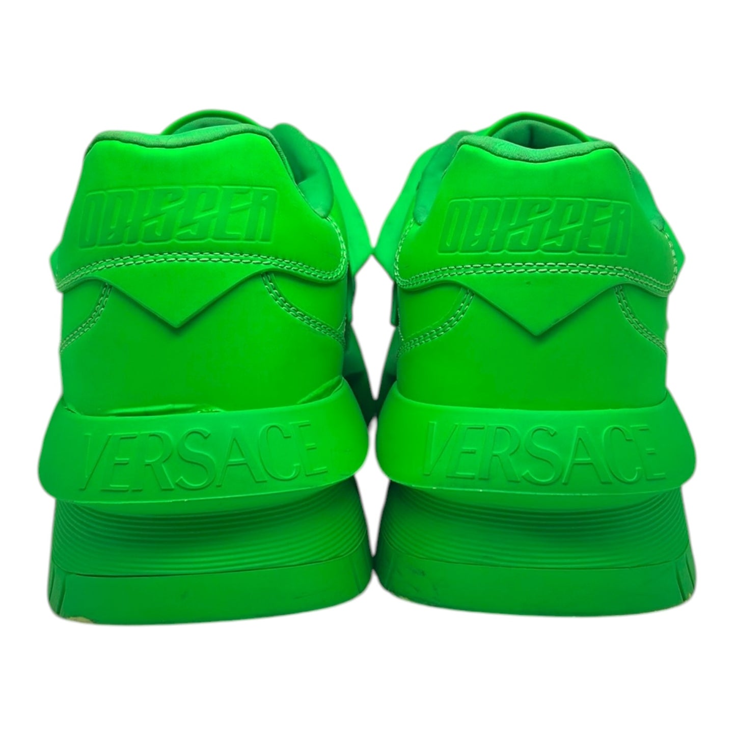 PREOWNED VERSACE ODISSEA LIME GREEN