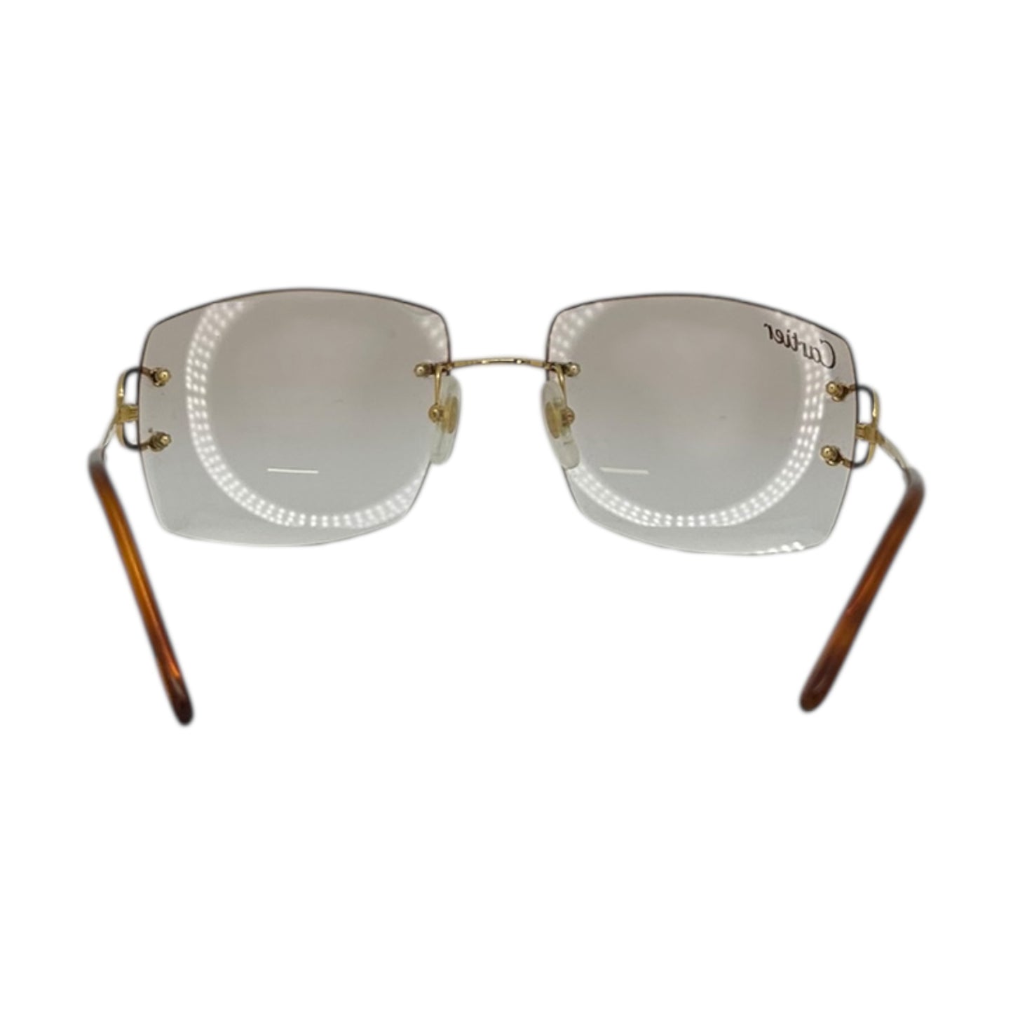 CARTIER BIG C GOLD SUNGLASSES