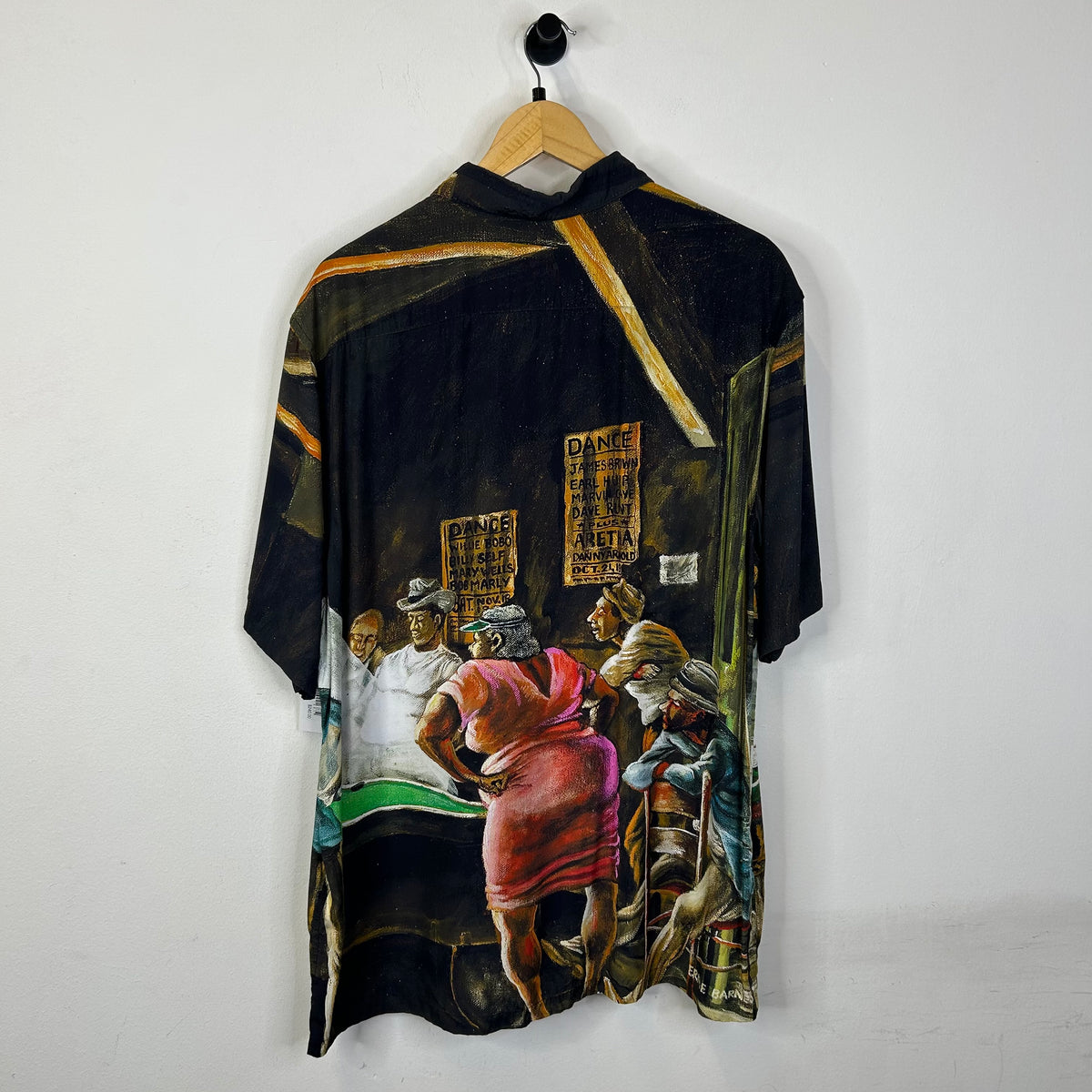 SUPREME x ERNIE BARNES POOL HALL BUTTON UP SHIRT