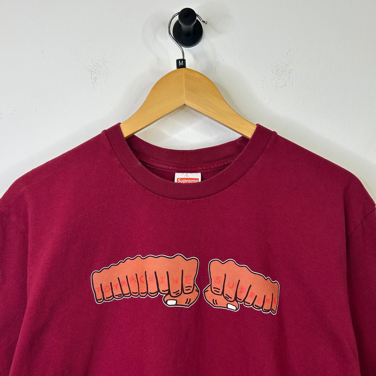 SUPREME X TOY MACHINE FIST TEE