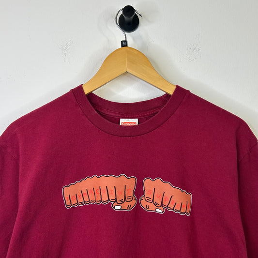 SUPREME X TOY MACHINE FIST TEE
