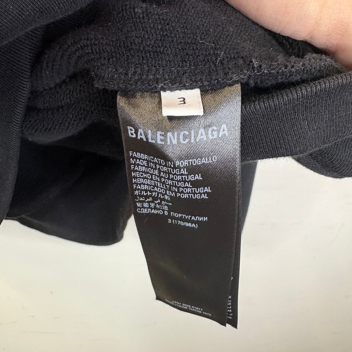 BALENCIAGA X ADIDAS OVERSIZE EMBROIDERED LOGO HOODIE