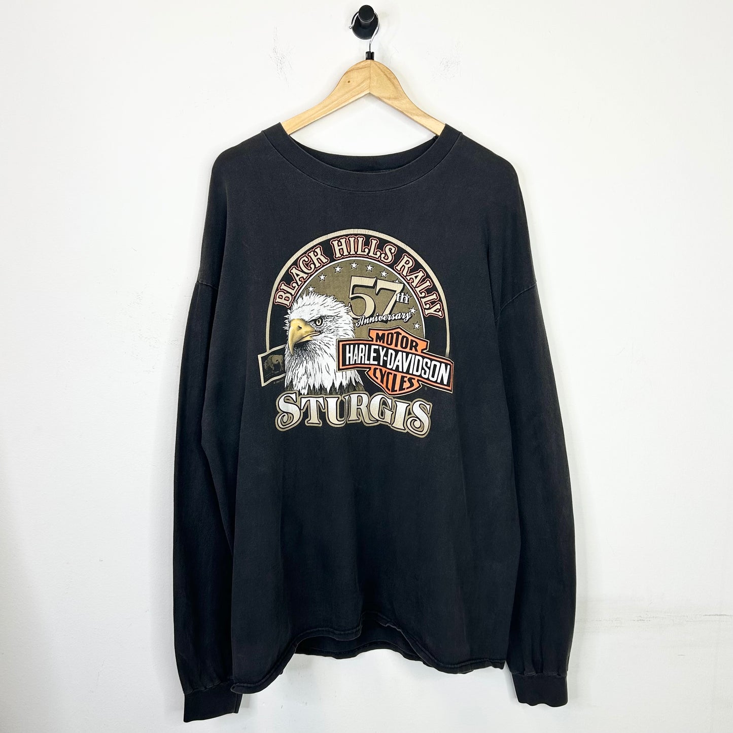 BLACK HILLS RALLY HARLEY DAVIDSON STURGIS BLACK LONGSLEEVE