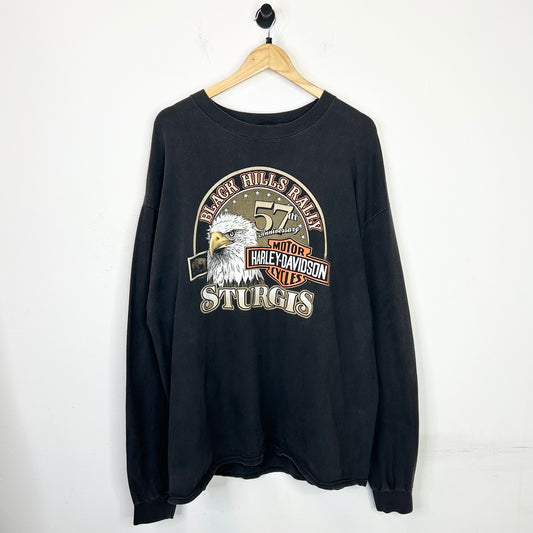 BLACK HILLS RALLY HARLEY DAVIDSON STURGIS BLACK LONGSLEEVE