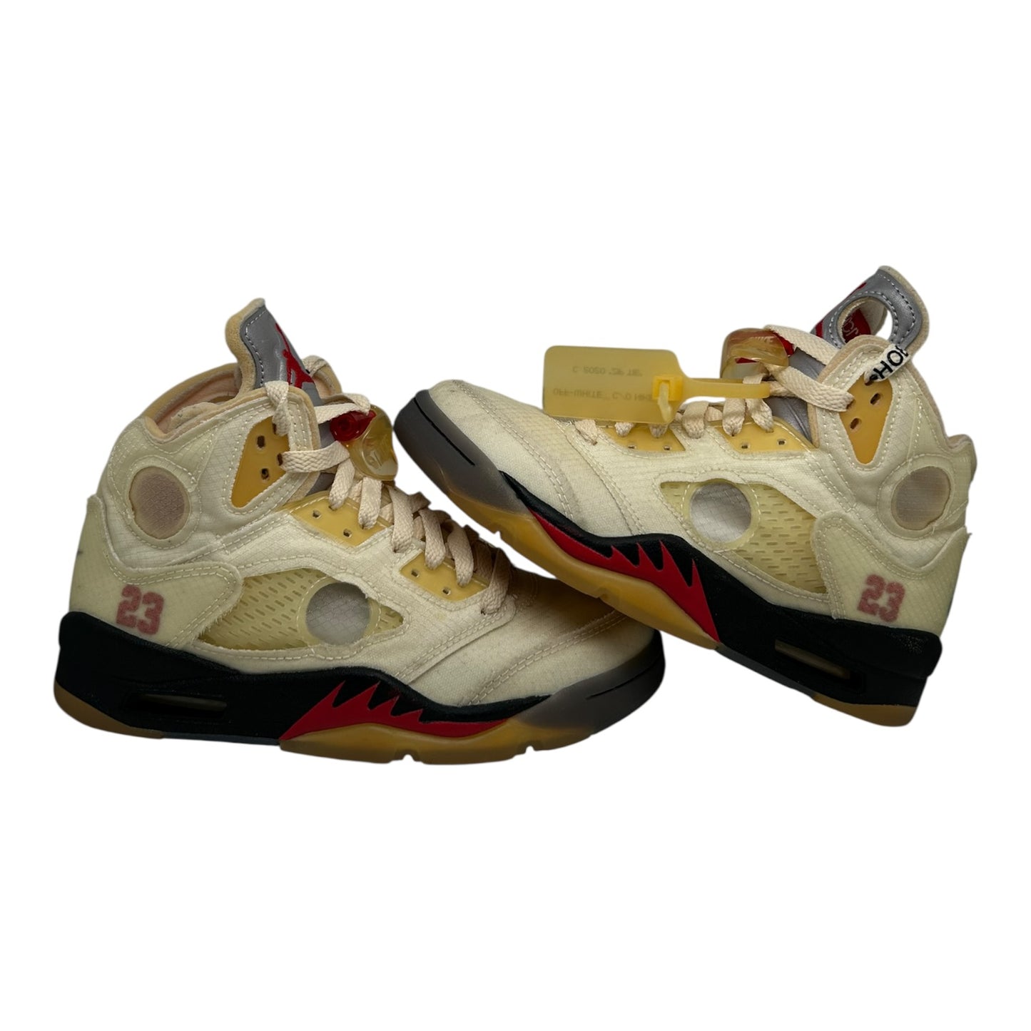 PREOWNED JORDAN 5 RETRO OFF-WHITE SAIL