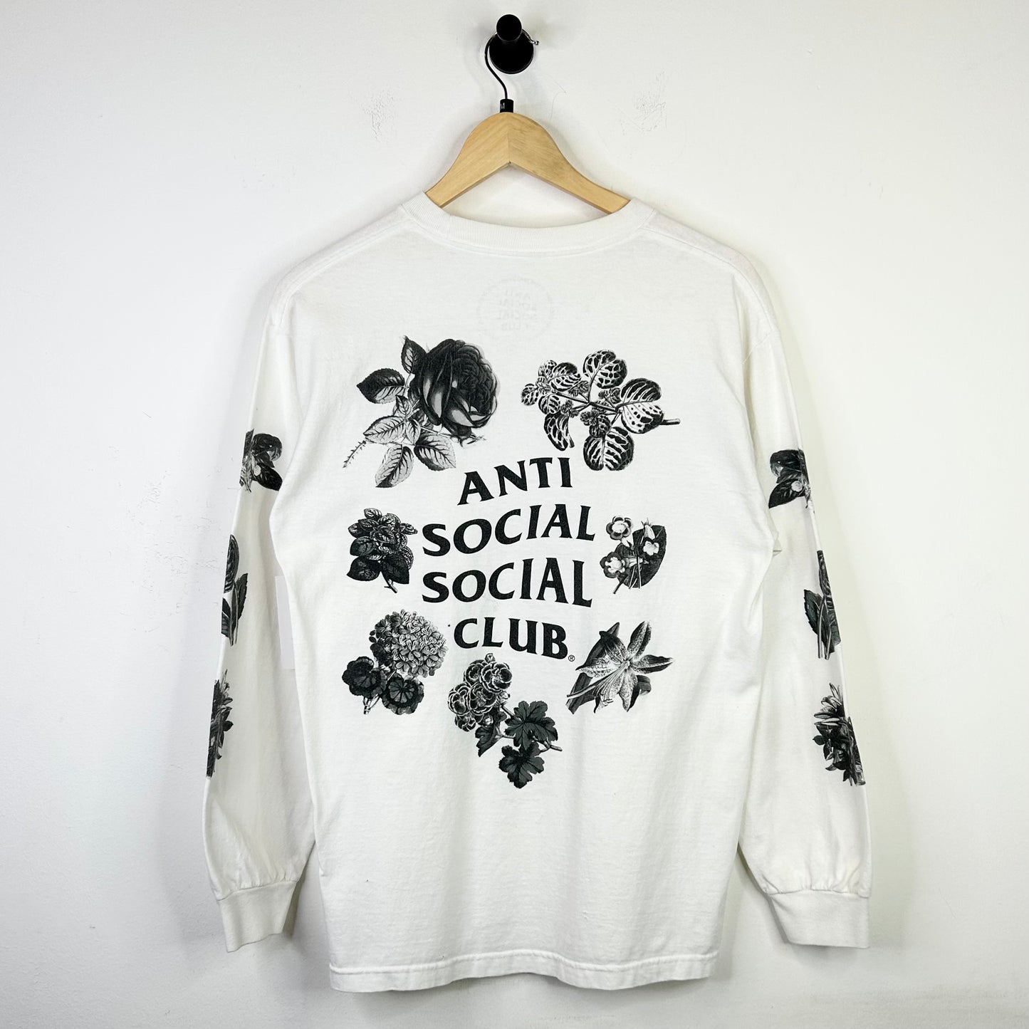 ANTI SOCIAL SOCIAL CLUB WHITE FLORAL LONG SLEEVE