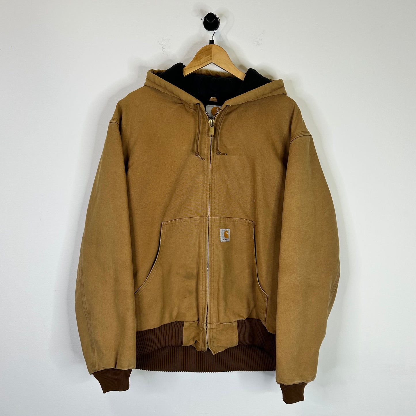CARHARTT WHEAT FLEECE LINED HOODED JACKET
