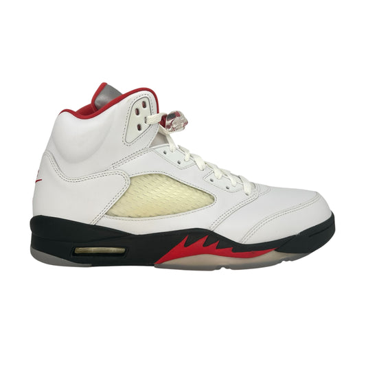 JORDAN 5 FIRE RED SILVER TONGUE