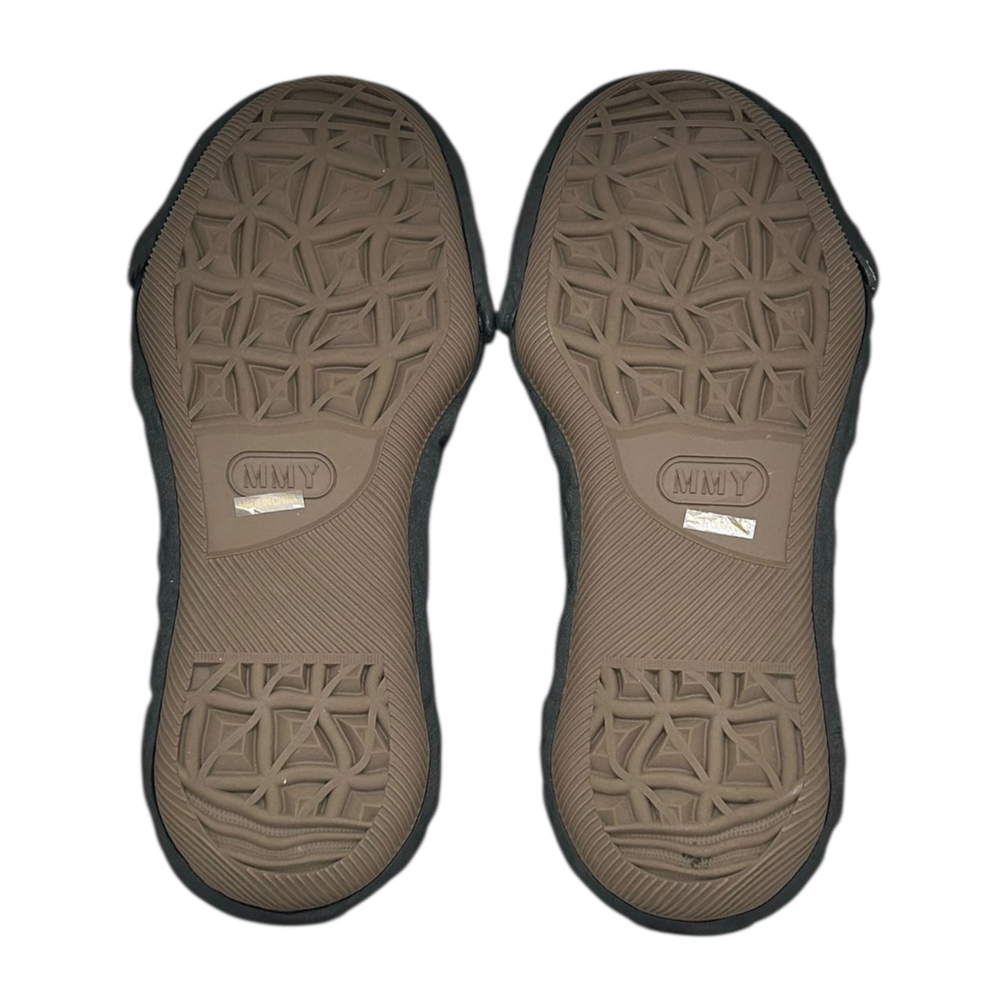 PREOWNED MAISON MIHARA 23 OG SOLE BLACK WHITE CHECKERED LACES