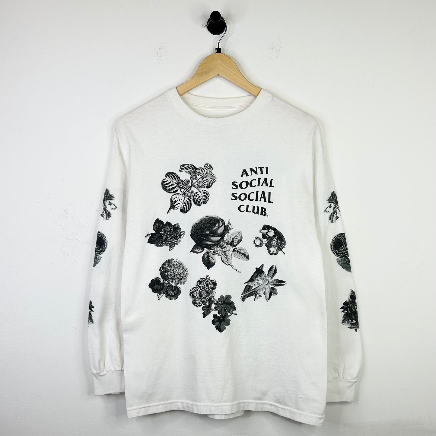 ANTI SOCIAL SOCIAL CLUB WHITE FLORAL LONG SLEEVE