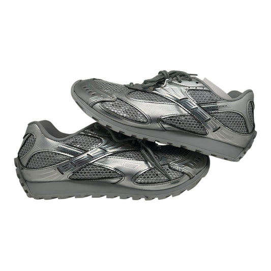 PREOWNED BOTTEGA VENETA ORBIT SNEAKER SILVER'
