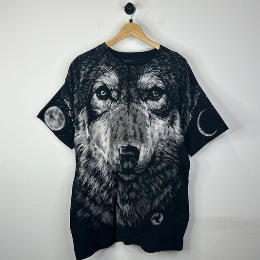 WOLF FACE AOP TEE