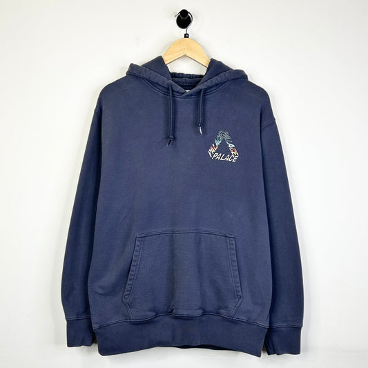 PALACE FADED NAVY PULLOVER HOODIE