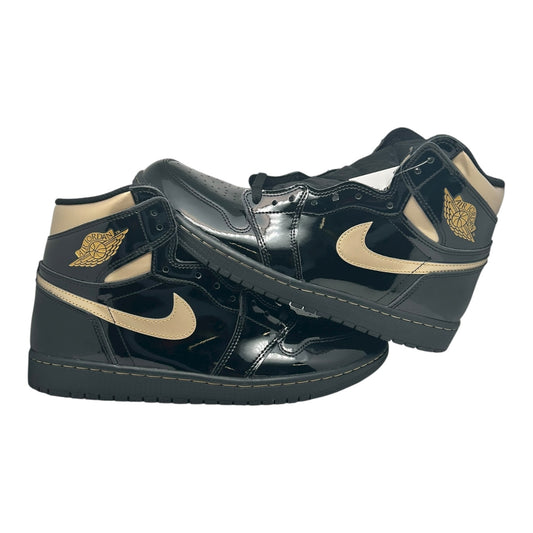PREOWNED JORDAN 1 HIGH BLACK METALLIC GOLD