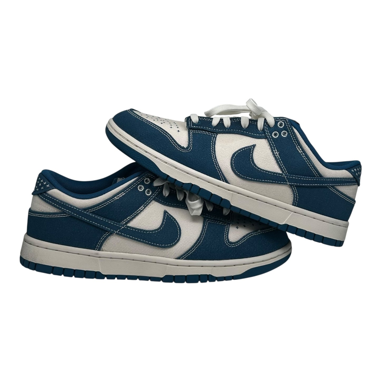 PREOWNED NIKE DUNK LOW INDUSTRIAL BLUE SASHIKO