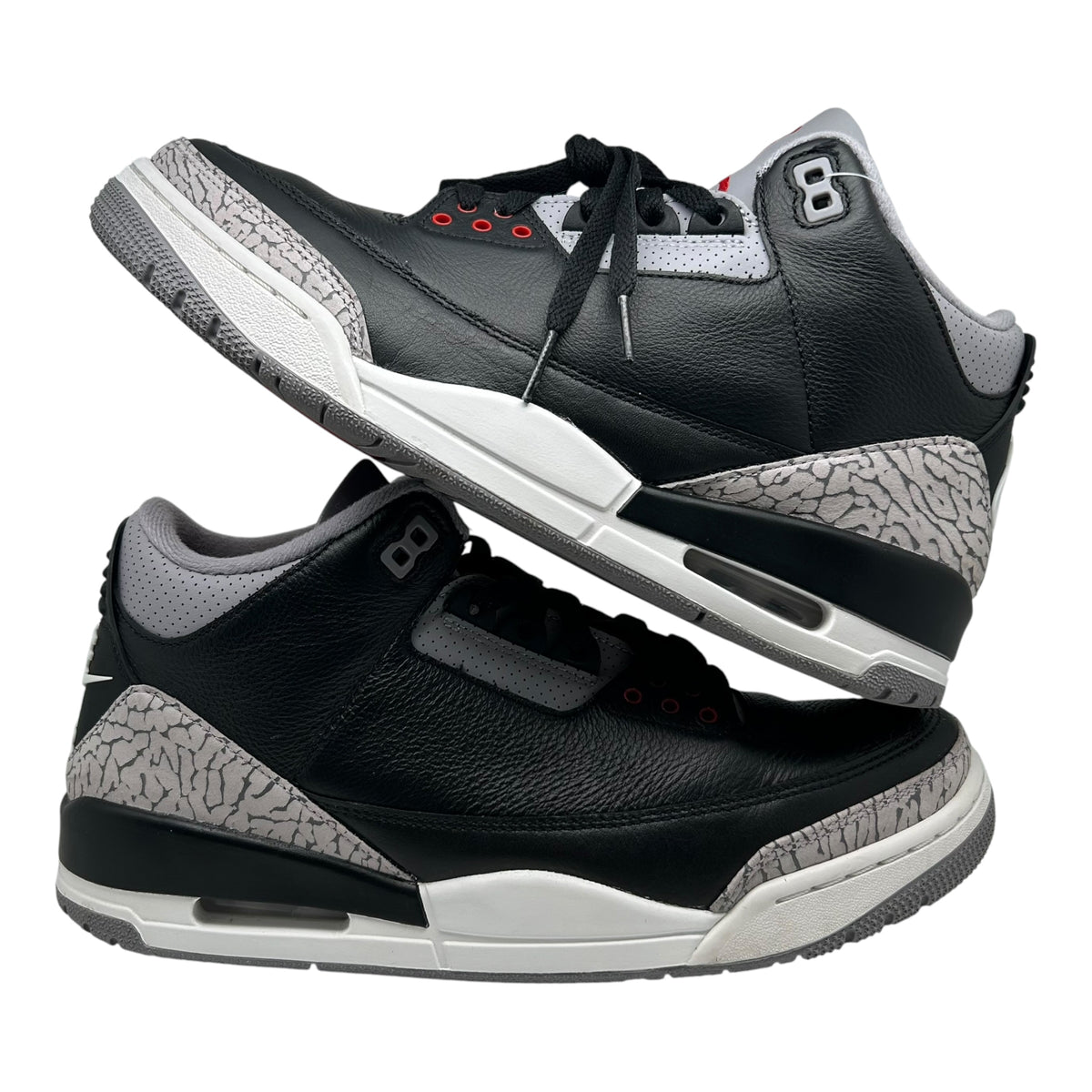 PREOWNED JORDAN 3 BLACK CEMENT