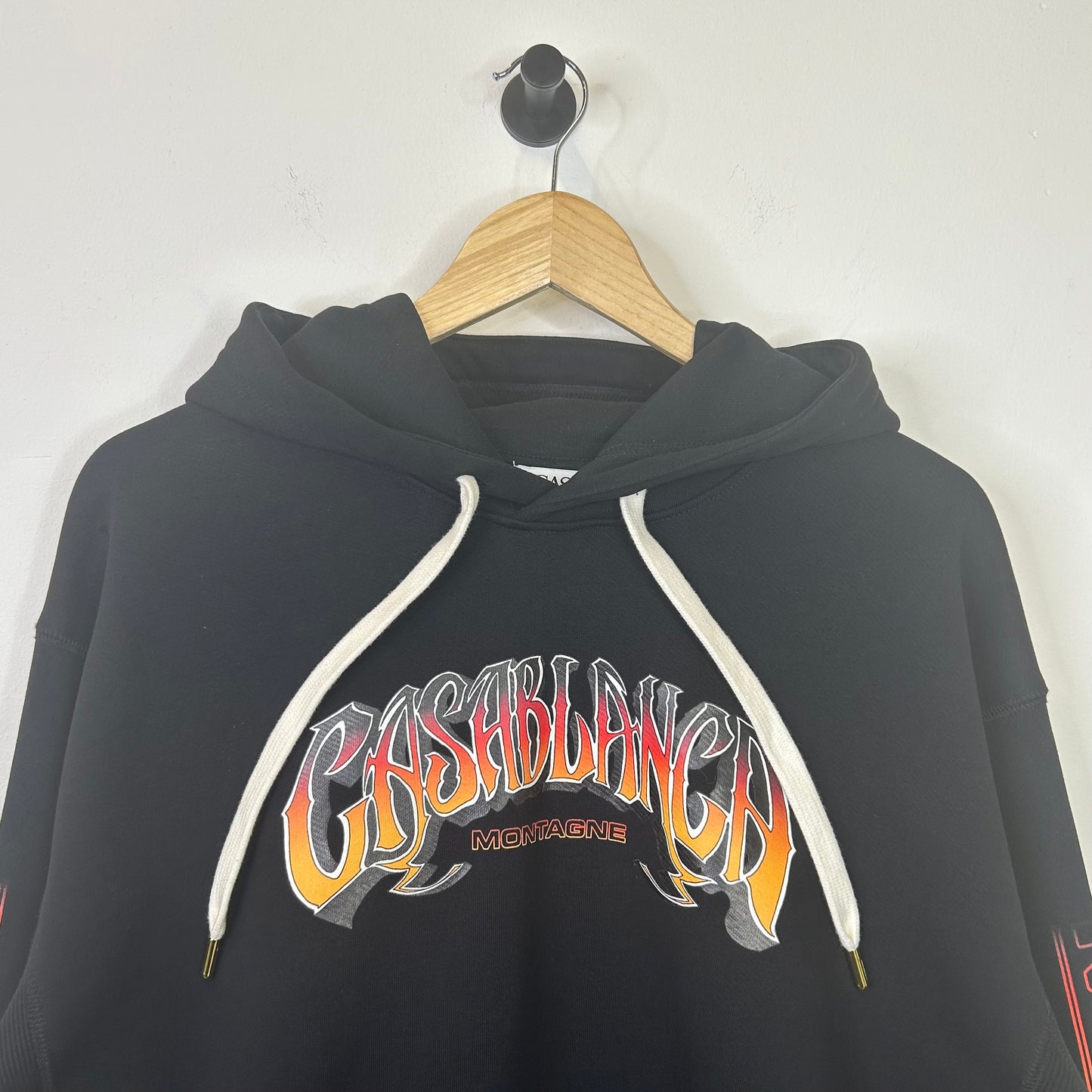 CASABLANCA SKI BLACK HOODIE