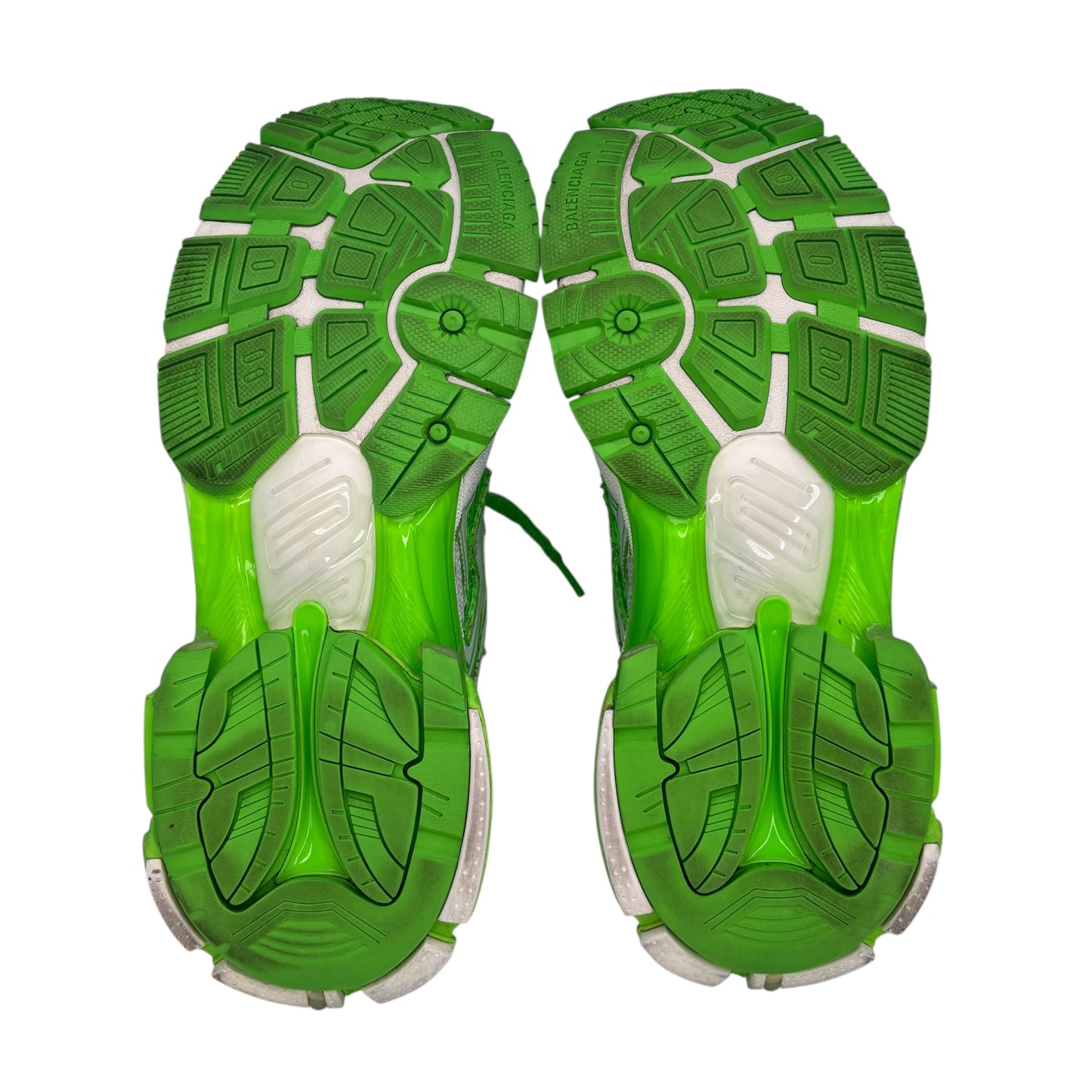 PREOWNED BALENCIAGA LIME GREEN RUNNER