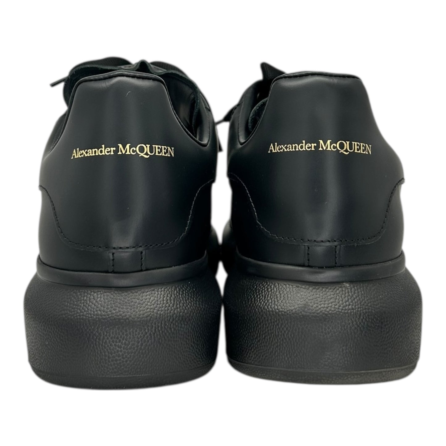 PREOWNED ALEXANDER MCQUEEN OVERSIZED SNEAKER BLACK/BLACK