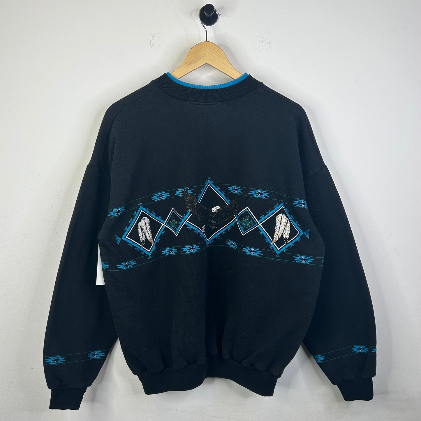 AMERICAN EAGLE CREWNECK BLACK