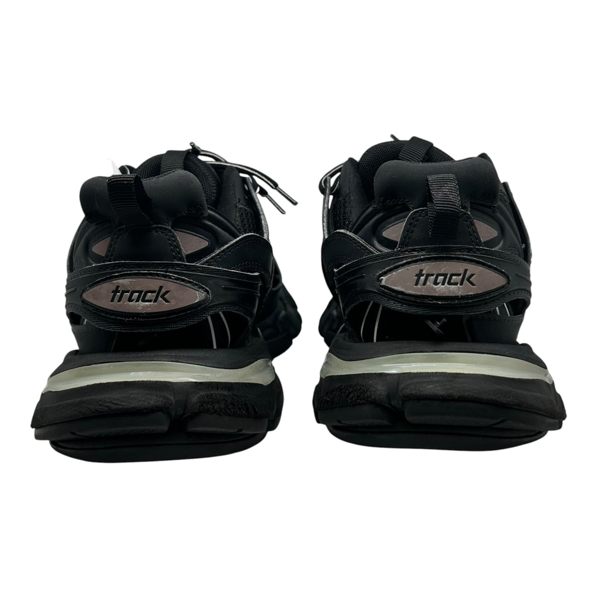 PREOWNED BALENCIAGA TRACK LED RUNNER BLACK