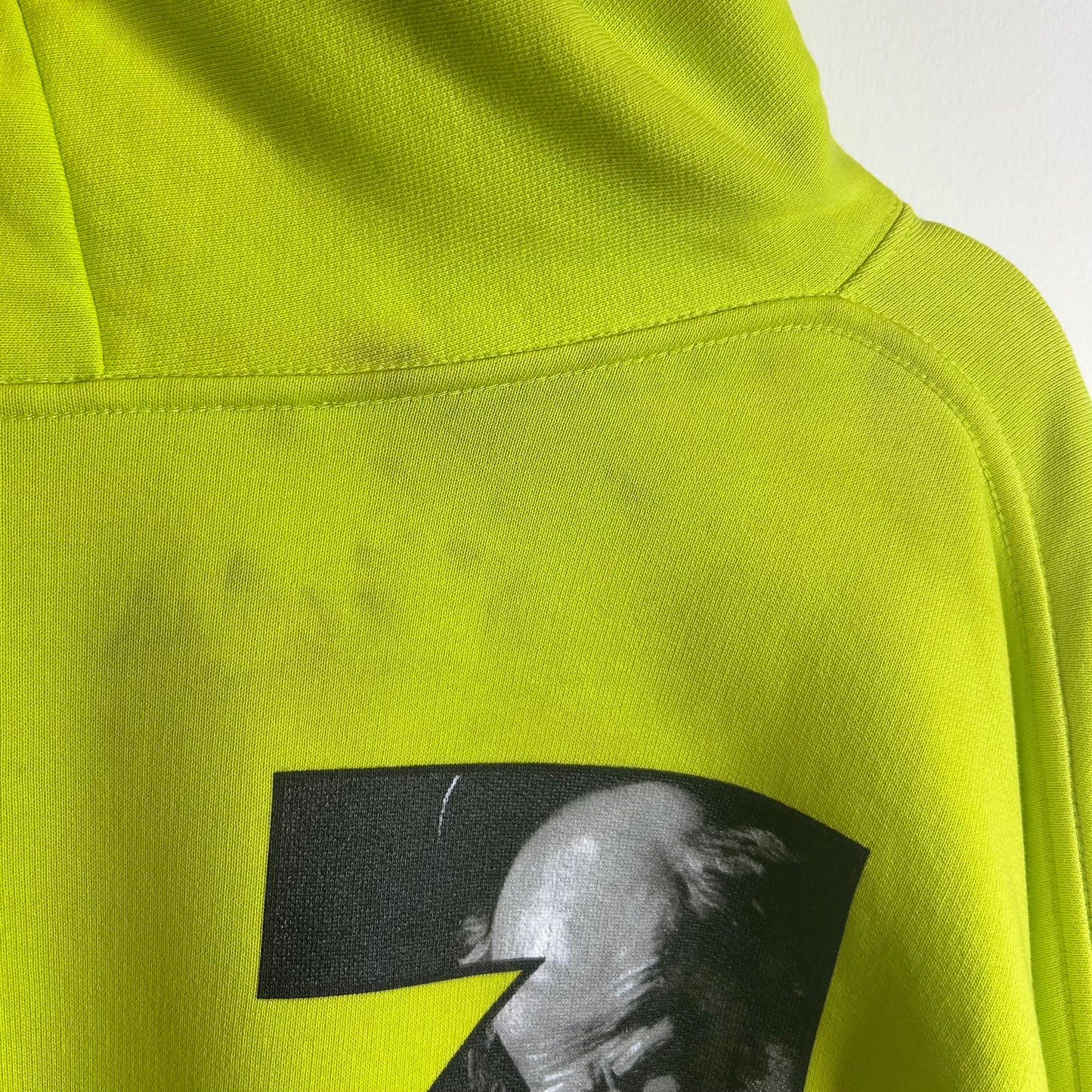 OFF WHITE NEON GREEN HOODIE