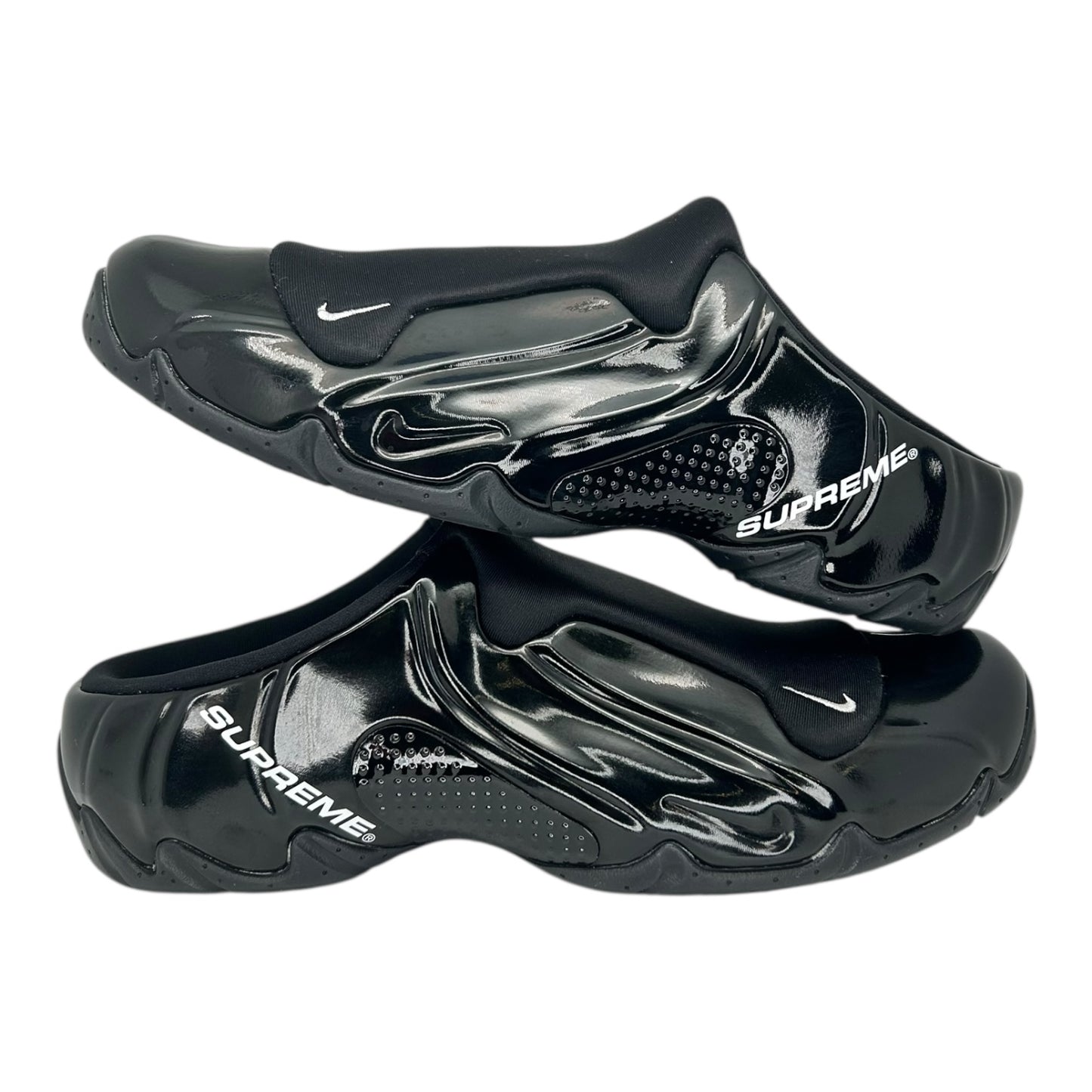 PREOWNED NIKE CLOGPOSITE SUPREME BLACK