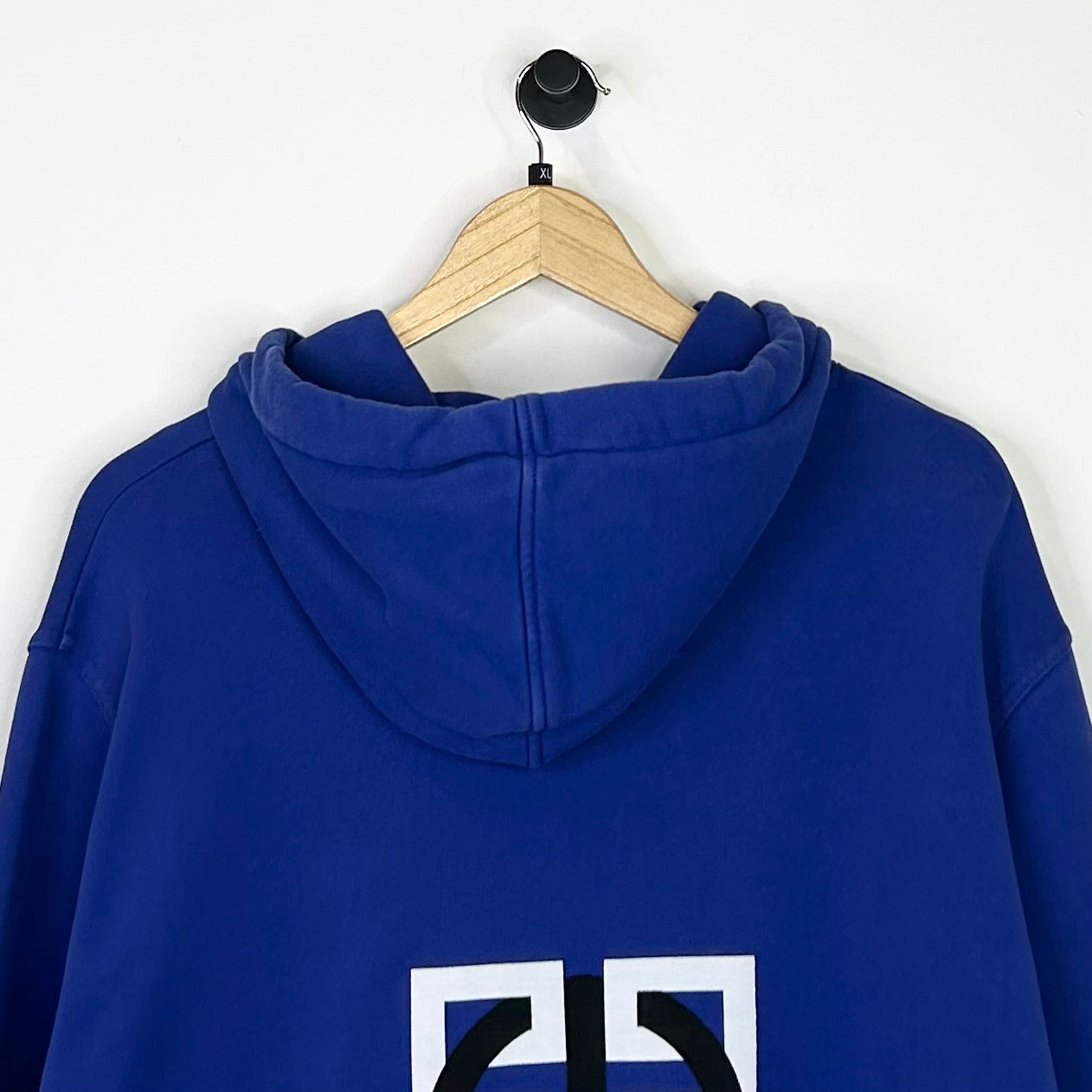GIVENCHY CLASSIC FIT BONDED HOODIE OCEAN BLUE