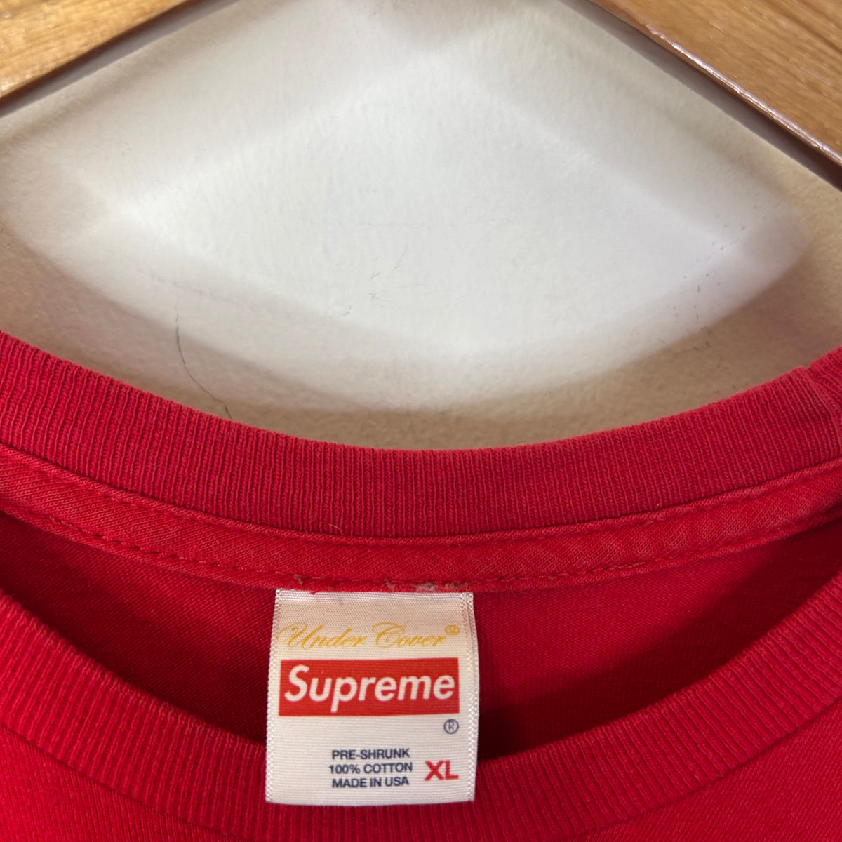 SUPREME UNDERCOVER/PUBLIC ENEMY RED TEE