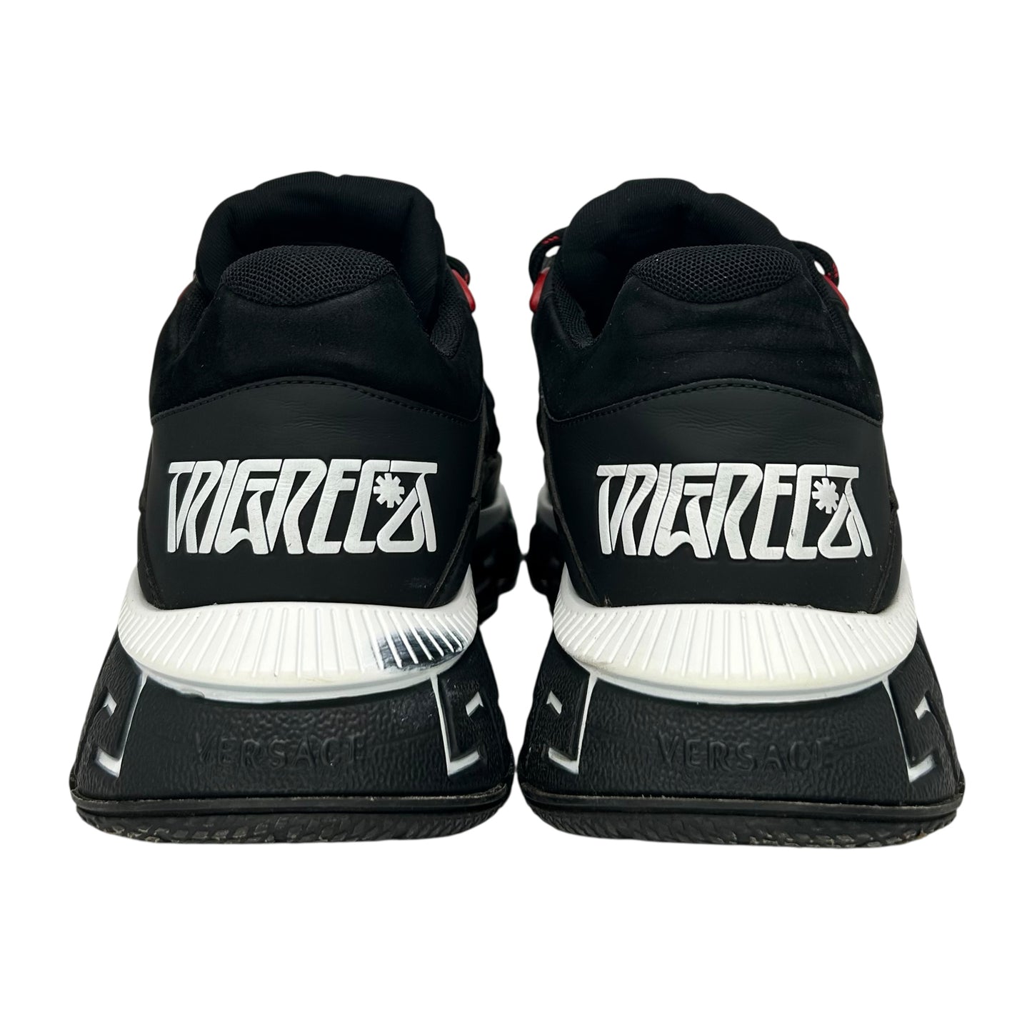 PREOWNED VERSACE TRIGRECA BAROCCO TRAINER