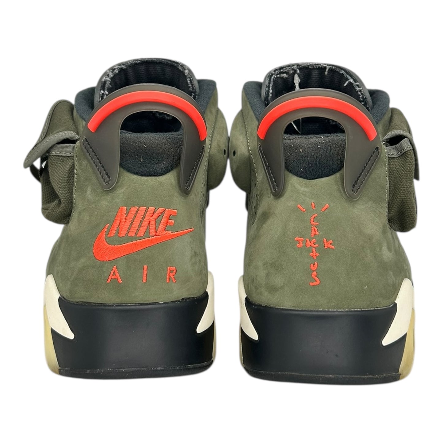 PREOWNED TRAVIS SCOTT X JORDAN 6 OLIVE
