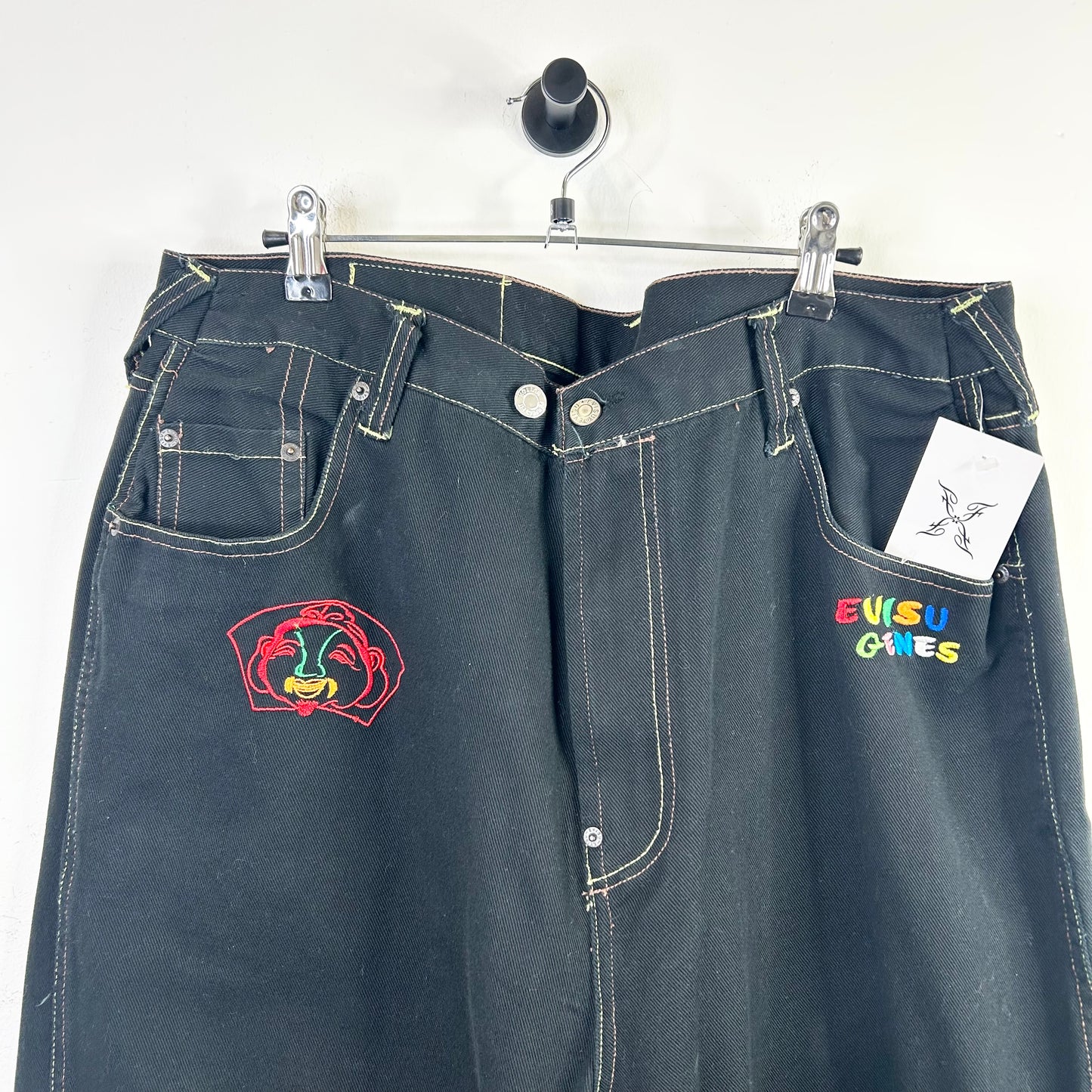 EVISU JUMBO BACK LOGO JEANS