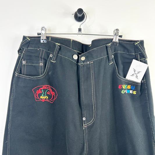 EVISU JUMBO BACK LOGO JEANS