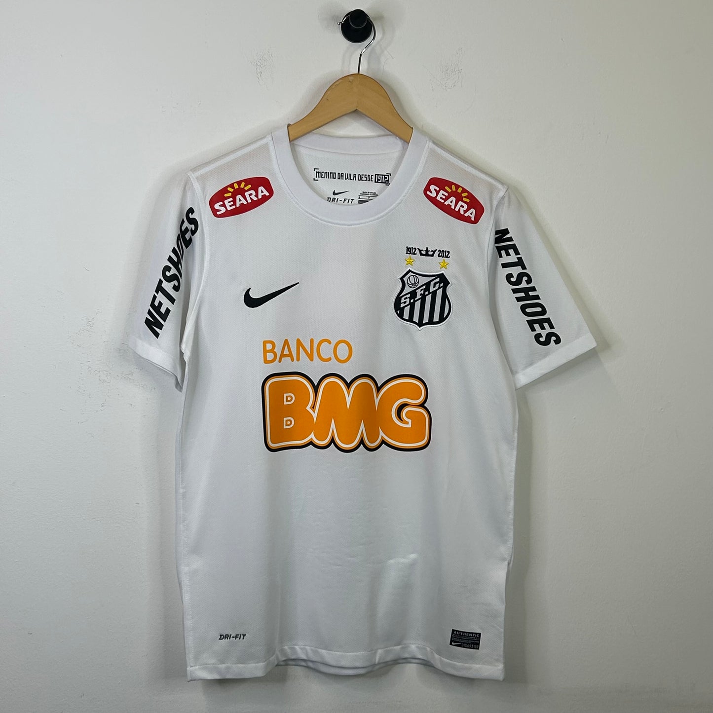SANTOS NEYMAR JR JERSEY WHITE