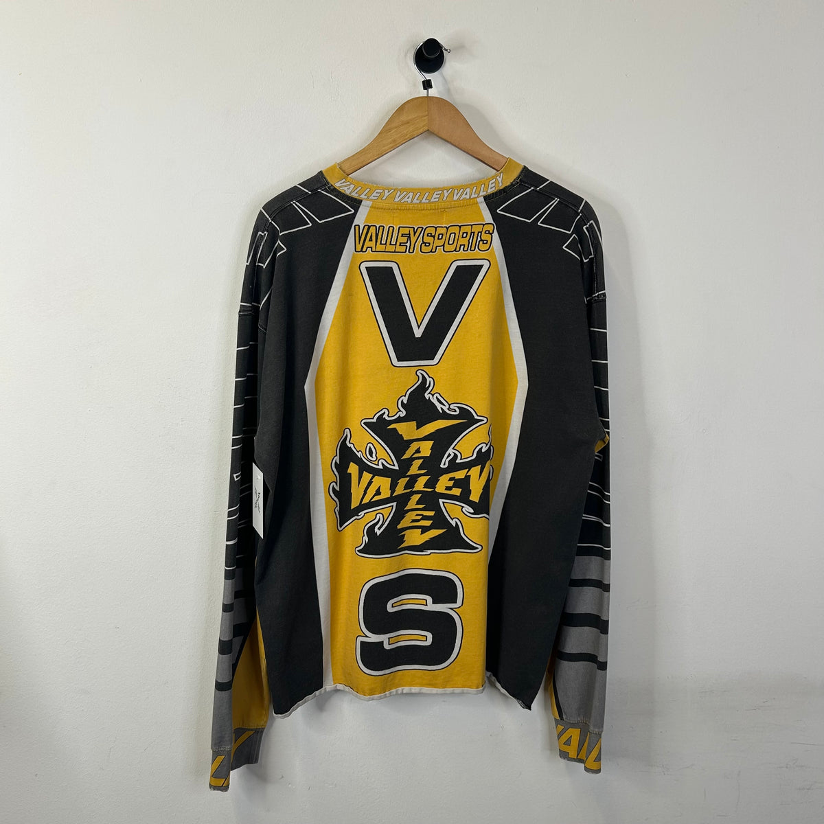 VALE FOREVER VS RACING LONG SLEEVE BLACK AND YELLOW