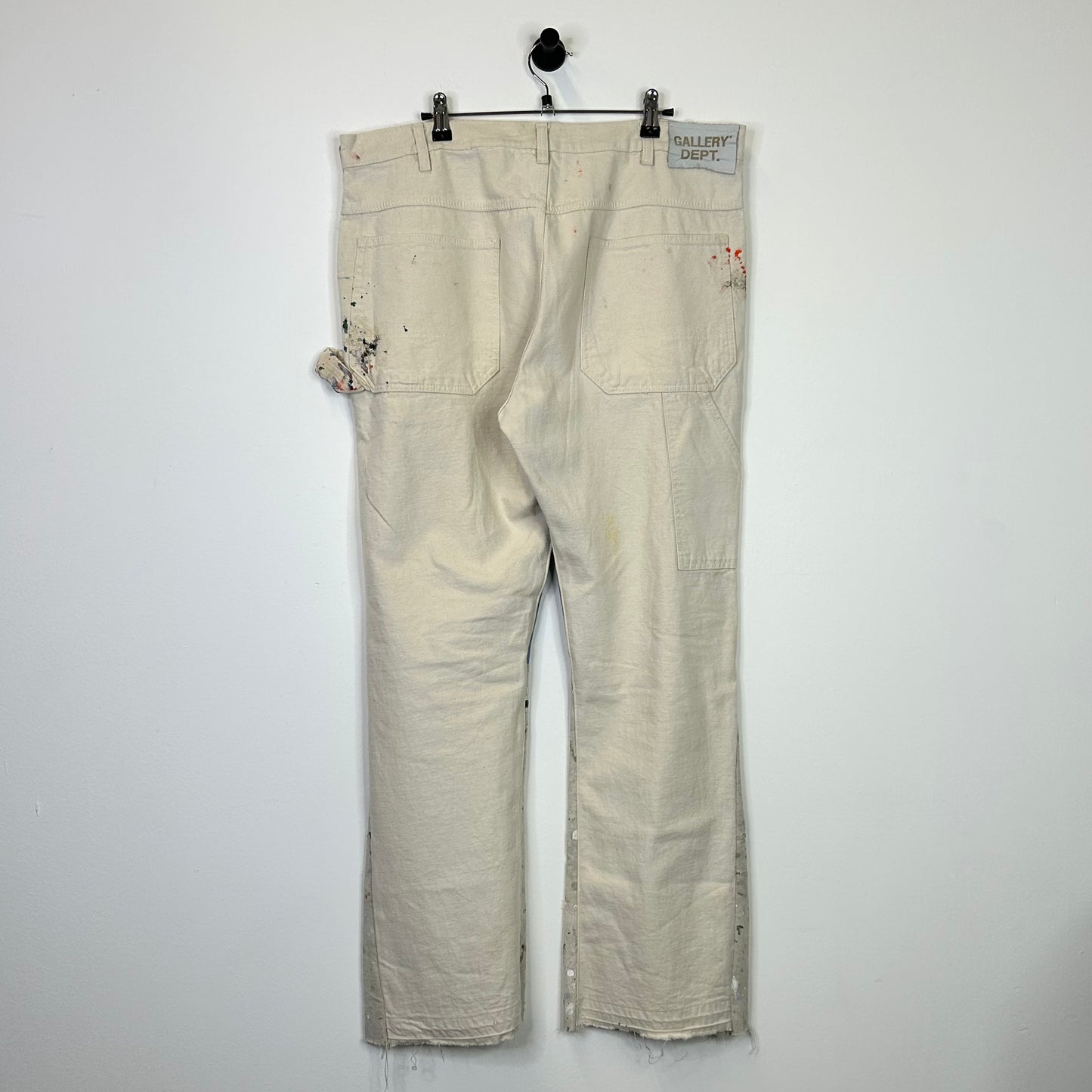 GALLERY DEPT. LA FLARE WHITE CARPENTER PANTS