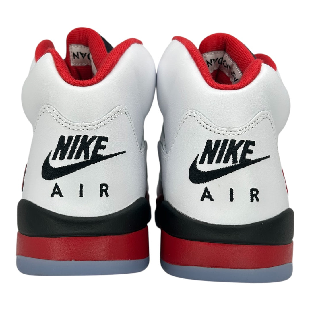 PREOWNED JORDAN 5 FIRE RED BLACK TONGUE